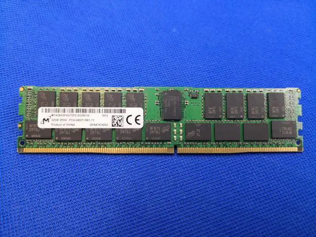 Main image of MTA36ASF4G72PZ-2G3B1 MICRON 32GB (1x32gb) PC4-19200 DDR4-2400mhz ECC Dual Rank Registered Cl17 288-pin Dimm 1.2v Memory For Server.
