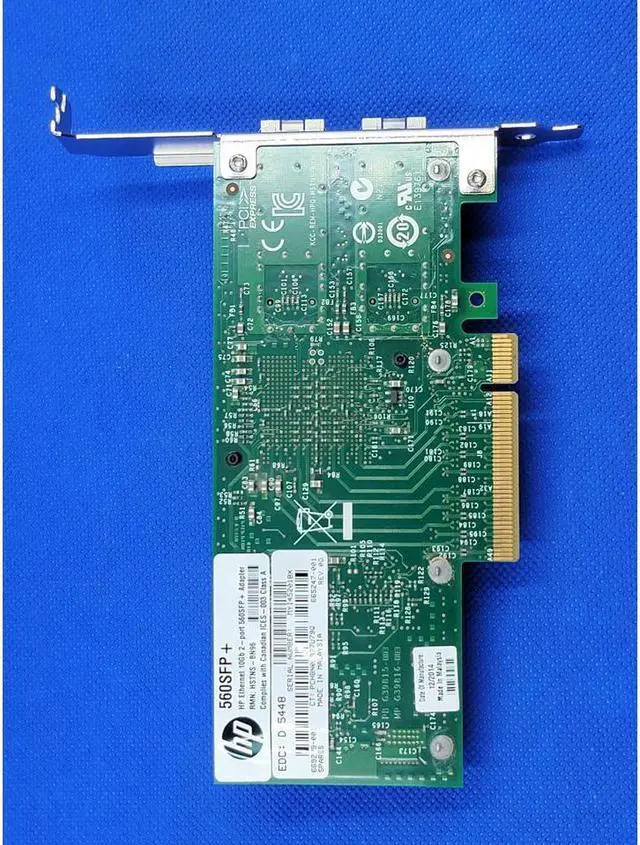 Alt view image 15 of 15 - HP 560SFP+ Network Adapter 10Gbps PCI-Express
