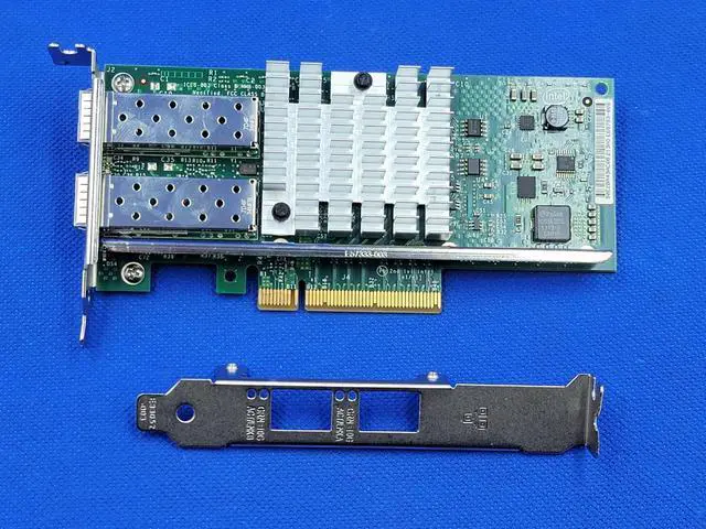 Main image of Intel X520-DA2 E10G42BTDA PCI-E Dual Port 10G SFP+ NIC Server Adapter Both Brackets