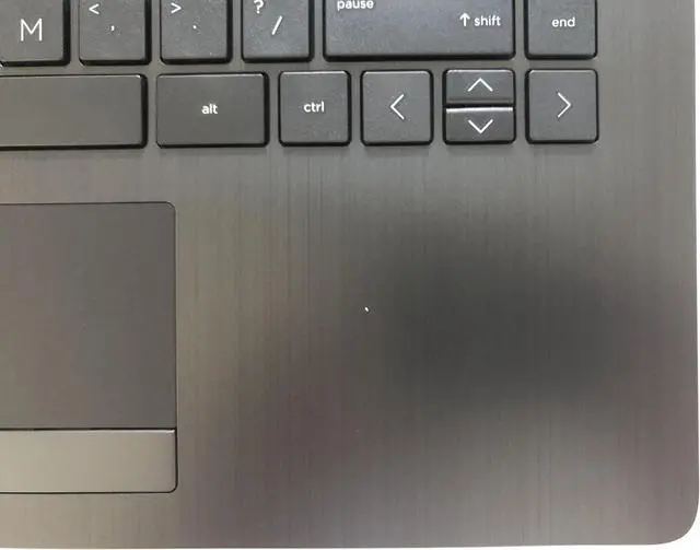 Alt view image 3 of 5 - Replacement for HP 14-CM 14T-CM 14Z-CM 14-CK 14-CK1018TX 14-dg 14q-cs 14q-cy 14-CM0062ST Laptop Upper Case Palmrest Keyboard Touchpad Assembly L23241-001 L23491-001 6070B1306303 Top Cover Smoke Gray