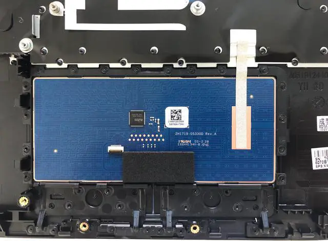 Alt view image 5 of 5 - Replacement for HP 14-CM 14T-CM 14Z-CM 14-CK 14-CK1018TX 14-dg 14q-cs 14q-cy 14-CM0062ST Laptop Upper Case Palmrest Keyboard Touchpad Assembly L23241-001 L23491-001 6070B1306303 Top Cover Smoke Gray