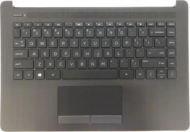 Main image of Replacement for HP 14-CM 14T-CM 14Z-CM 14-CK 14-CK1018TX 14-dg 14q-cs 14q-cy 14-CM0062ST Laptop Upper Case Palmrest Keyboard Touchpad Assembly L23241-001 L23491-001 6070B1306303 Top Cover Smoke Gray