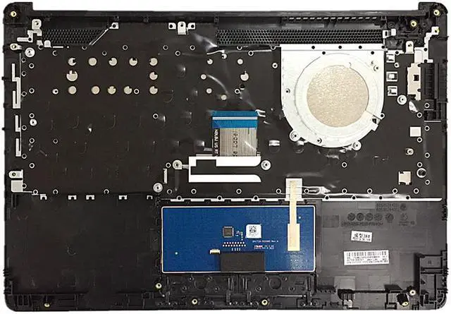 Alt view image 2 of 7 - Replacement for HP 14-cm 14T-cm 14Z-cm 14-CK 14-ck 14-cm14-dg 14q-cs 14q-cy 14-ck0018TX 14-ck0018la Laptop Upper Case Palmrest Keyboard Touchpad AssemblyL23239-001 6070B1306301 Top Cover Black
