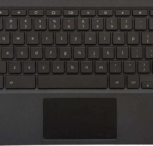 Alt view image 4 of 5 - Palmrest With Keyboard Touchpad Assembly for HP Chromebook 11 G7 EE Replacement Top Case L52573-001 L52568-001