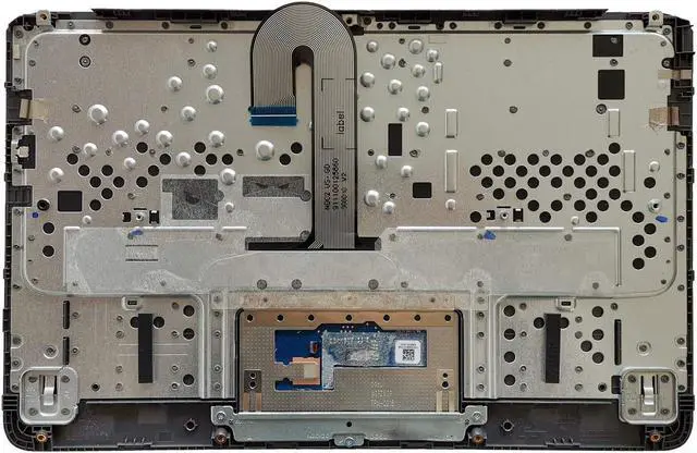 Alt view image 2 of 5 - Palmrest With Keyboard Touchpad Assembly for HP Chromebook 11 G7 EE Replacement Top Case L52573-001 L52568-001