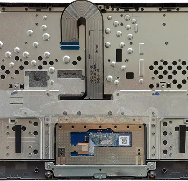 Alt view image 3 of 5 - Palmrest With Keyboard Touchpad Assembly for HP Chromebook 11 G7 EE Replacement Top Case L52573-001 L52568-001
