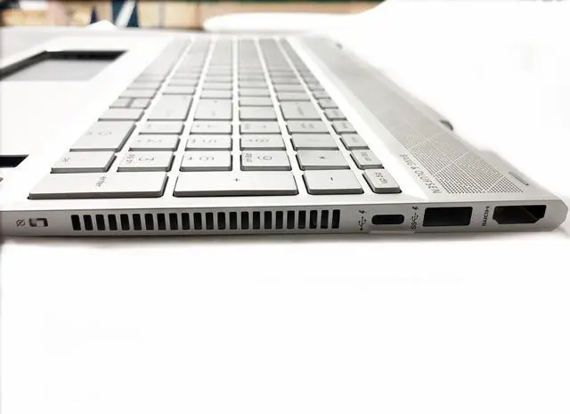 Alt view image 3 of 6 - For HP ENVY X360 15-DR 15T-DR 15-dr0006TX 15-dr0037TX 15-dr1045TX Upper Palmrest Case With Keyboard Silver L53814-001 4600GB060002201