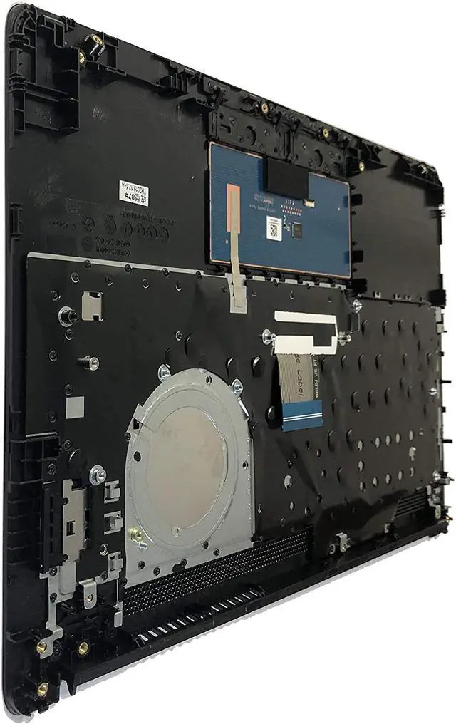 Alt view image 5 of 7 - Replacement for HP 14-cm 14T-cm 14Z-cm 14-CK 14-ck 14-cm14-dg 14q-cs 14q-cy 14-ck0018TX 14-ck0018la Laptop Upper Case Palmrest Keyboard Touchpad AssemblyL23239-001 6070B1306301 Top Cover Black