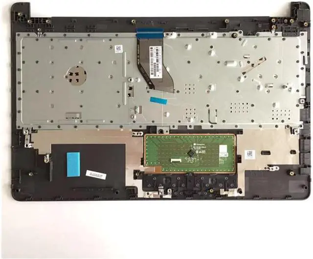 Alt view image 2 of 5 - For HP ProBook 250 255 G6 256 258 G6 Gray Palmrest With Non-Backlit US Keyboard Touchpad 929906-001