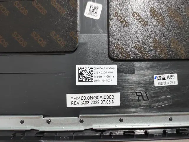 Alt view image 4 of 7 - For Dell Latitude 15 3520 E3520 LCD Cover Back Cover Rear Case Top Lid 17XCF Black 017XCF 460.0NG0A.0003 USA