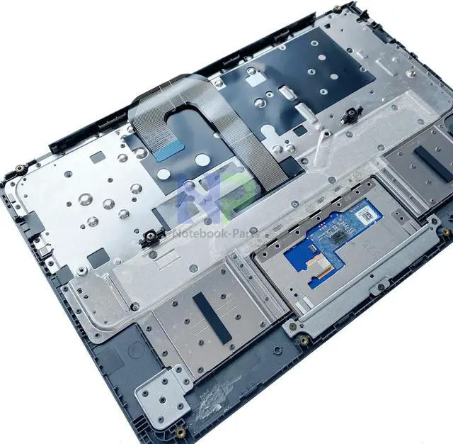 Alt view image 5 of 7 - Yidatong Replacement New Top Cover Palmrest Non-Backlit US Keyboard Touchpad For Chromebook 11A G6 EE 11.6" Black L52192-001