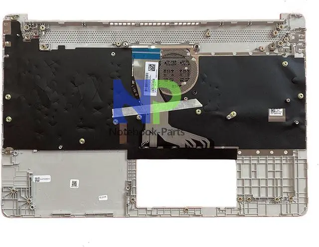 Alt view image 5 of 7 - Yidatong Replacement Palmrest Non-Backlit US Keyboard Upper Case New Top Cover For Pavilion 15-DY 15T-DY 15-EF 15Z-EF 15S-EQ 15S-FQ  Silver L63578-001 M17184-001