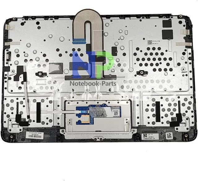 Alt view image 3 of 6 - Yidatong Replacement Upper Case Palmrest Non-Backlit US Keyboard Touchpad  For Chromebook 11 G9 EE M47382-001 Black