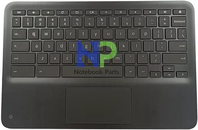 Alt view image 2 of 6 - Yidatong Replacement New Top Cover Palmrest Non-Backlit US Keyboard Touchpad For Chromebook X360 11 G3 EE 11.6 L92214-001