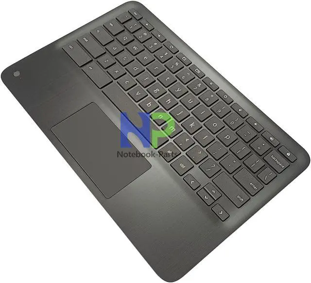 Alt view image 5 of 6 - Yidatong Replacement New Top Cover Palmrest Non-Backlit US Keyboard Touchpad For Chromebook X360 11 G3 EE 11.6 L92214-001