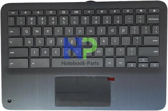 Alt view image 2 of 6 - Yidatong Replacement Palmrest Non-Backlit US Keyboard Touchpad New Top Cover For Chromebook X360 11 G3 EE Black L92215-001