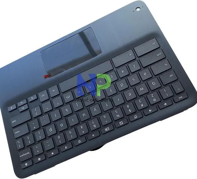 Alt view image 5 of 6 - Yidatong Replacement Palmrest Non-Backlit US Keyboard Touchpad New Top Cover For Chromebook X360 11 G3 EE Black L92215-001