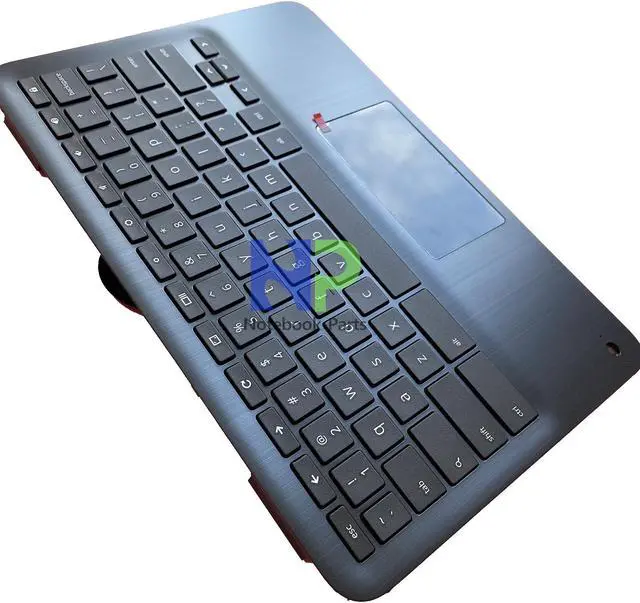 Alt view image 6 of 6 - Yidatong Replacement Palmrest Non-Backlit US Keyboard Touchpad New Top Cover For Chromebook X360 11 G3 EE Black L92215-001