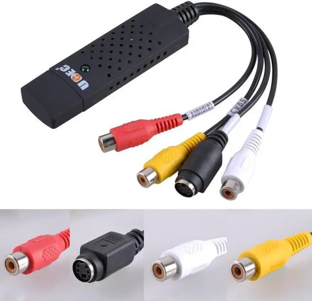 Alt view image 5 of 7 - RCA to USB Converter USB 2.0 Audio Video Capture Card Device for PC Analog to Digital Video Converter VHS VCR TV to DVD Converter Support Win 2000/ Win Xp/Win Vista/Win 7/ Win 8/ Win 10