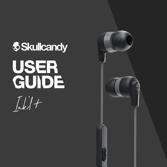 Alt view image 7 of 7 - Inkd+ Wired Earbuds with 3.5mm AUX Plug Noise Isolating Fit in-Line Microphone Call and Track Control Ear Gel Sizes Included for Custom Fit Convenient for Travel - Black