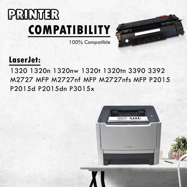 Alt view image 4 of 4 - Inkfirst® Compatible Toner Cartridge Replacement for HP Q5949A Q7553A 49A 53A LaserJet P2015 P3015x 1320 3390 3392 M2727