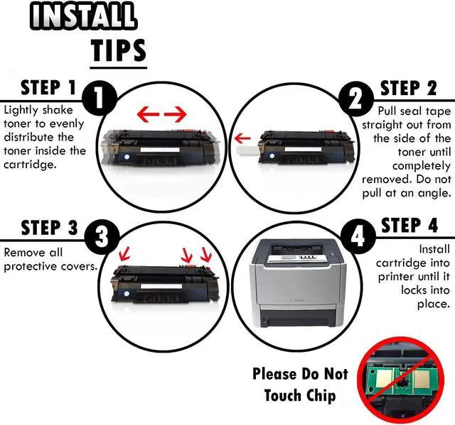 Alt view image 3 of 4 - Inkfirst® Compatible Toner Cartridge Replacement for HP Q5949A Q7553A 49A 53A LaserJet P2015 P3015x 1320 3390 3392 M2727