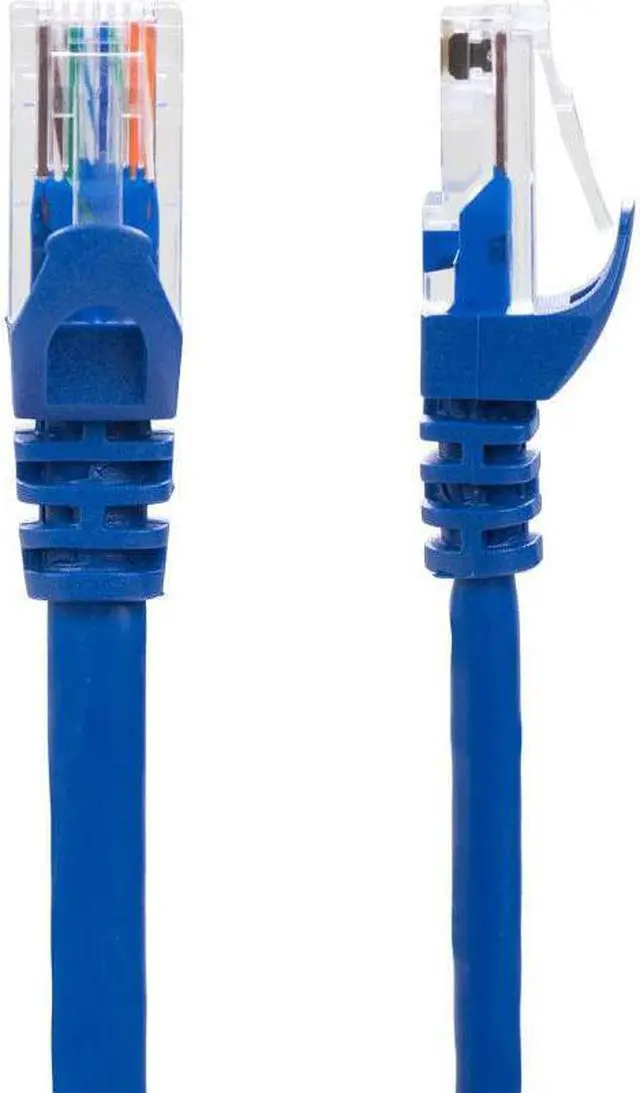 Alt view image 3 of 7 - PrimeCables Blue Cat6 550MHz UTP RJ45 Ethernet Bare Copper Network Patch Cable 100ft