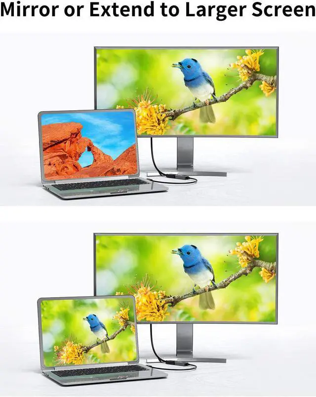 Alt view image 5 of 6 - HDMI to DVI Short Cable 0.5ft CableCreation Bi-Directional DVI-I (24+5) Female to HDMI 4K Male Adapter 1080P DVI to HDMI Conveter Compatible with PC TV TV Box PS5 Blue-ray Xbox Switch