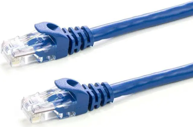 Alt view image 2 of 7 - PrimeCables Blue Cat6 550MHz UTP RJ45 Ethernet Bare Copper Network Patch Cable 100ft