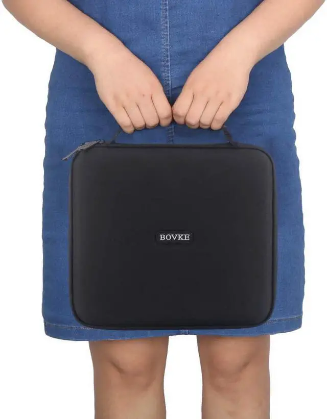Alt view image 6 of 7 - BOVKE Hard Drive Case for Seagate Backup Plus Hub External Hard Drive Desktop HDD 4TB 6TB 8TB 10TB 12TB 14TB 16TB 18TB 20TB, 3.5 Inch Portable Desktop HDD Carrying Cases, Black