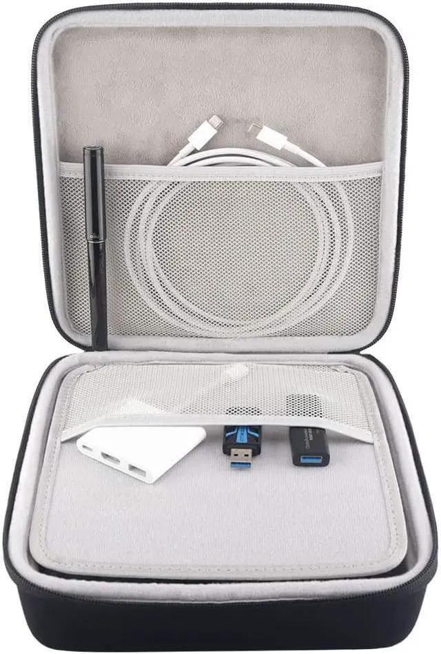 Alt view image 2 of 7 - BOVKE Hard Drive Case for Seagate Backup Plus Hub External Hard Drive Desktop HDD 4TB 6TB 8TB 10TB 12TB 14TB 16TB 18TB 20TB, 3.5 Inch Portable Desktop HDD Carrying Cases, Black