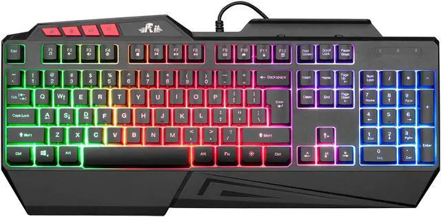 Main image of Rii RGB LED Wired Gaming Keyboard,Standard Keyboard for PC,Laptop,Office,Gaming