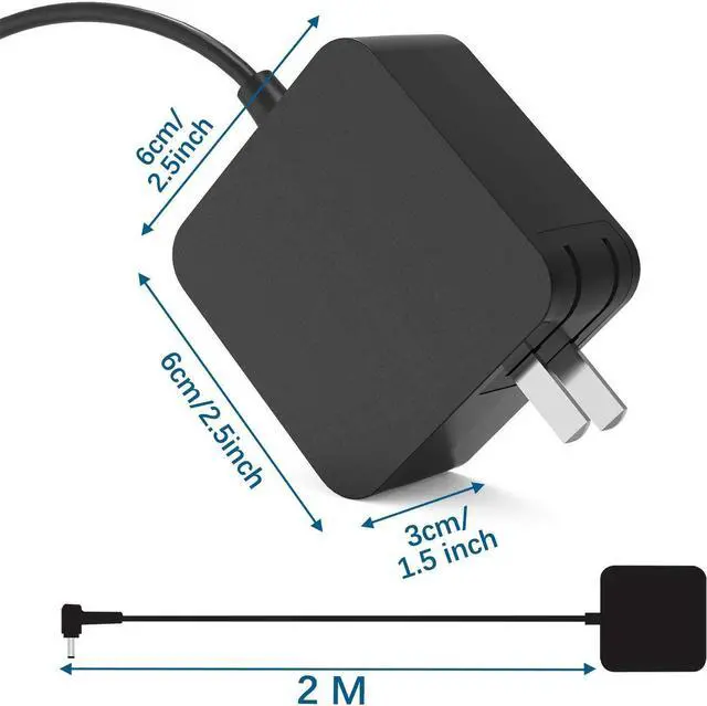 Alt view image 5 of 6 - 45W AC Adapter Laptop Charger Compatible with ASUS UX301 UX302