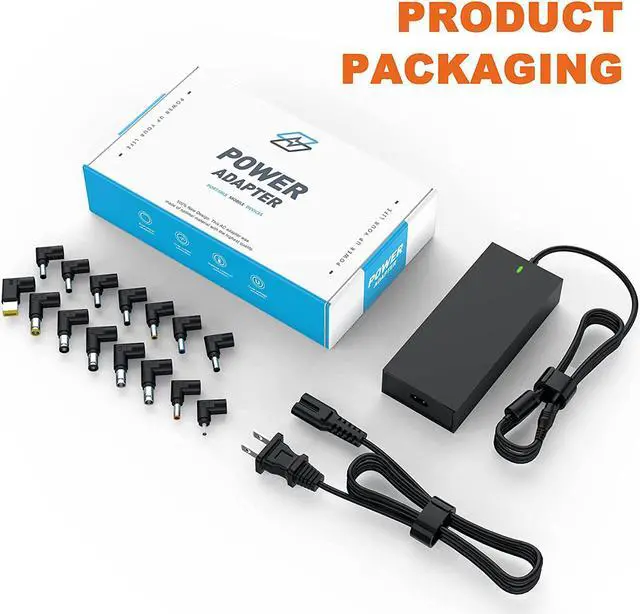 Alt view image 7 of 7 - 90W Universal Portable Laptop Charger Ac Power Adapter 15-20V with Multi Tips for HP Lenovo Dell Asus Acer JBL IBM Samsung Toshiba Sony Notebook Power Adapter Supply Cord (Automatic Voltage, 15 Tips)