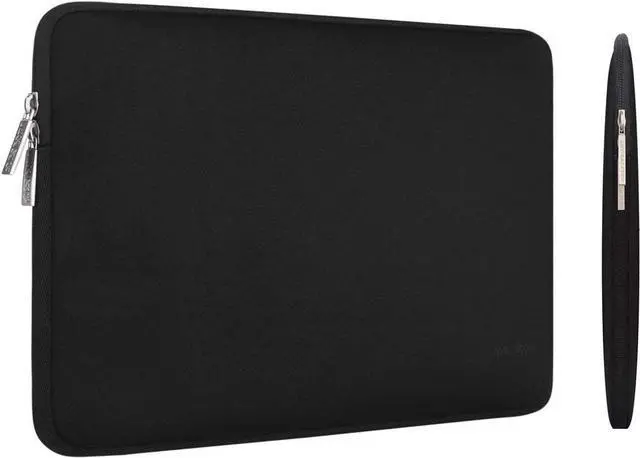 Alt view image 5 of 7 - MOSISO Laptop Sleeve Compatible with MacBook Air 13 inch M2 A2681 M1 A2337 A2179 A1932 2023-2018/Pro 13 M2 M1 A2338 A2251 A2289 A2159 A1989 A1706 A1708, Neoprene Bag with Small Case, Black