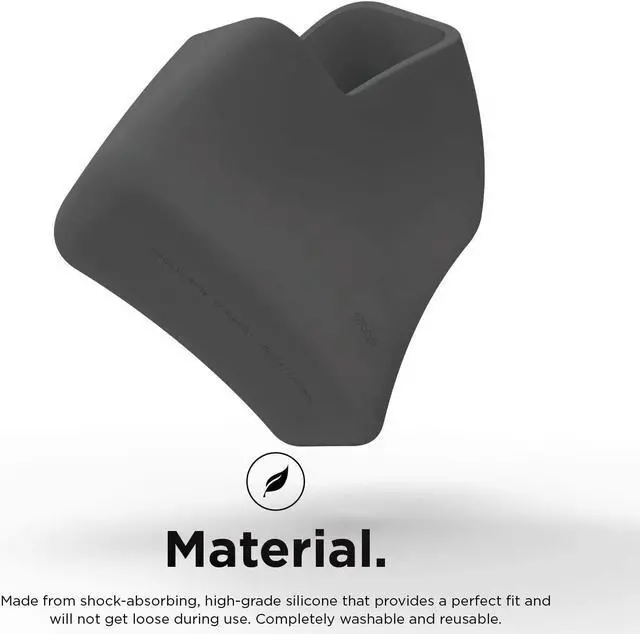 Alt view image 2 of 7 - elago Charger Cover Compatible with Apple MacBook Pro 14 inch 2021 M1 Pro 8-core, 13 inch 2016-2020[A2159/A1706/A1989/A1708/A2251] and MacBook Pro 13 inch Retina 2012-2015[A1502/A1425][Dark Gray]