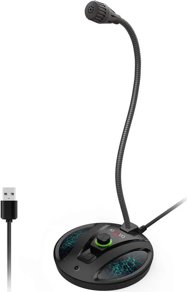 Main image of JOUNIVO USB Recording Microphone, Computer PC Podcast Condenser Cardioid Mic with Mute Button & LED Indicator for Laptop, Mac, PS4 - Vocal, Podcasting, Skype, YouTube, Streaming (JV603PRO)