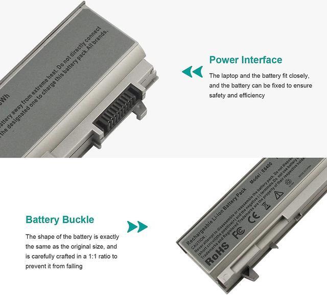 Alt view image 5 of 7 - Fancy Buying E6410 Laptop Battery for Dell Latitude E6510 E6500 E6400 Precision M4500 312-0748 Replacement, Welcome to consult