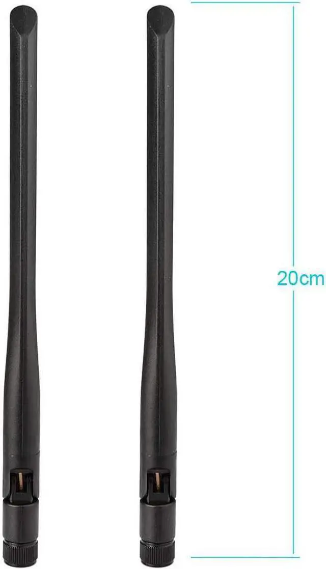 Alt view image 3 of 7 - Bingfu 4G LTE 7dBi SMA Male Antenna (2-Pack) Compatible with 4G LTE Wireless CPE Router Hotspot Cellular Gateway Trail Camera Game Camera Outdoor Security Camera Cell Phone Signal Booster Amplifier
