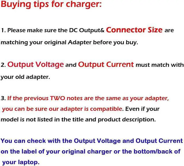Alt view image 5 of 7 - 19V 2.1A AC Adapter Charger for Samsung Galaxy View 18.4" Tablet SM-T670N T677A