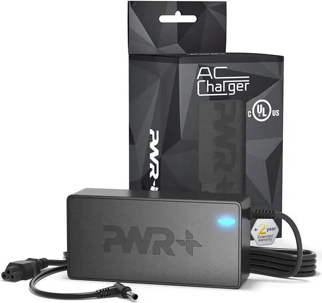Alt view image 5 of 5 - AC Adapter for ASUS Monitor, MSI Optix Power Supply: UL Listed 65W Extra Long 12 Ft Cord TUF Gaming VS228H-P VS239H VG245H VS248H-P VG278Q MX279 MX279H MX239H VX228H VX238H VX248H ROG Swift PG278Q