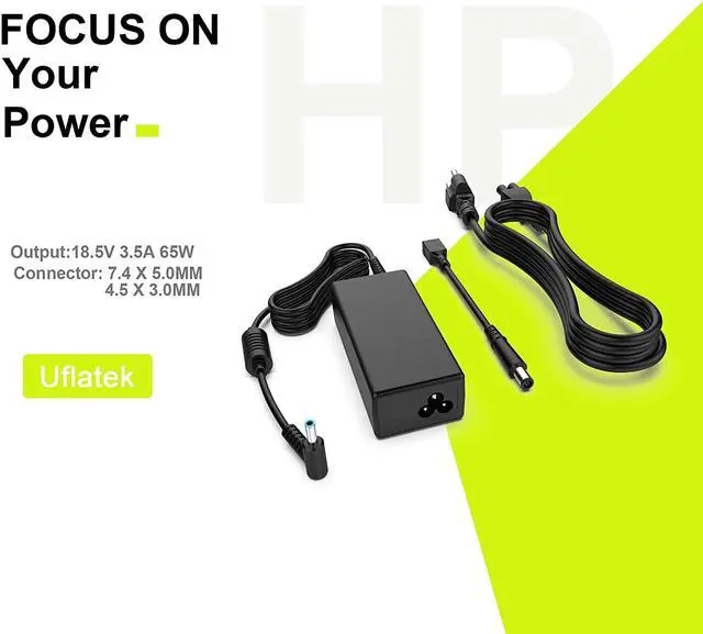 Alt view image 7 of 7 - Laptop Charger for HP 65w 18.5v 3.5a Pavilion G6 G7 G4 DV4 DV5 DV6 DV7 DM4-1173CM4 M6 G60 G61 G70 G71 G72;for Hp Presario Cq43 Cq57 Cq58 Cq60 Cq61 for HP Probook 4430s 4440s 4510s 4520s by Uflatek