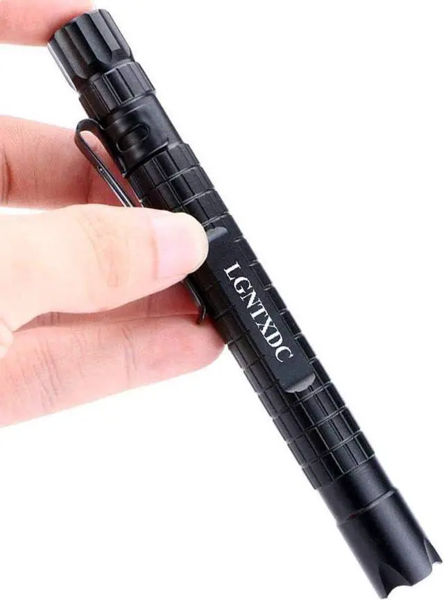 Alt view image 6 of 7 - LGNTXDC LED Pen Light, 5 Pcs Ultra-Bright Aluminum Small AAA Mini Flashlights Tactical Penlight with Pen Clip, Non-Slip Waterproof IPX4 Pocket-Size, XDC140 Pro