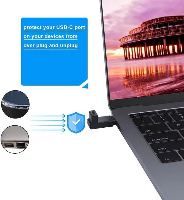 Alt view image 3 of 7 - USB C Extension Adapter, CableCreation Up & Down Angle 90 Degree USB 3.1 Type C Male to Female Convertor (3A/10G), Compatible with Oculus Quest / Link, MacBook Pro, Google Pixel, Samsung DeX, Black