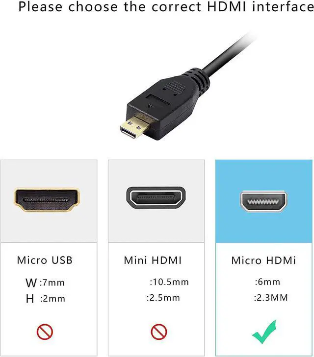 Alt view image 7 of 7 - Micro HDMI to VGA Audio Adapter Converter 1080p Full HD Micro HDMI Male to VGA Female Interface for Desktop Monitors Projectors Laptops Tablets