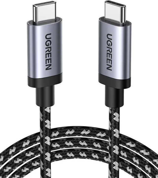 Main image of UGREEN USB C to USB C Cable USB 3.1 Gen 1 Type C PD Fast Charging 5Gbps Compatible with Samsung Note 10 9 S20 S10 S9 MacBook Pro Air 13" iPad Pro 2020 Google Pixel 4 3 2 XL Nintendo Switch 3.3FT