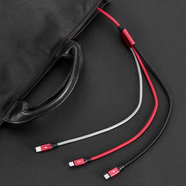 Alt view image 7 of 7 - Multi Charging Cable 10Ft 2Pack Multi Fast Charger Cable Braided Universal 3 in 1 Multi Charging Cord Long Multi USB Cable Adapter IP/Type C/Micro USB Port for Cell Phones/Tablets/ Galaxy/More