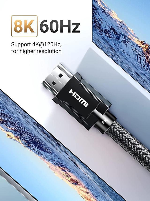 UGREEN 8K Certified HDMI 2.1 Cable 4K 240Hz, 48Gbps HDMI Cable 2.1 Ultra  High Speed Support