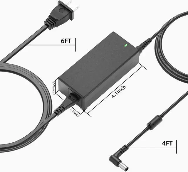 Alt view image 5 of 6 - POWSEED 90W Universal Laptop Charger AC Power Adapter for Dell Acer Asus Toshiba Lenovo IBM HP Compaq Samsung Sony Gateway Fujitsu Compatible Chromebooks
