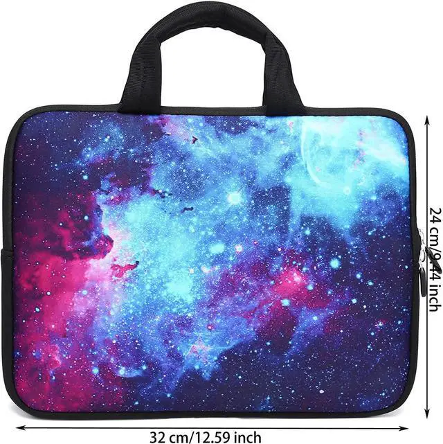 Alt view image 4 of 7 - 11 11.6 12 12.1 12.5 inch Laptop Carrying Bag Chromebook Case Notebook Ultrabook Bag Tablet Cover Neoprene Sleeve for Apple MacBook Air Samsung Google Acer HP DELL Lenovo Asus (Galaxy)